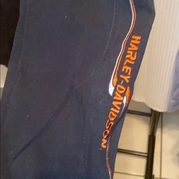 Harley Davidson Black Jeans SZ 10 - Picture 3 of 6